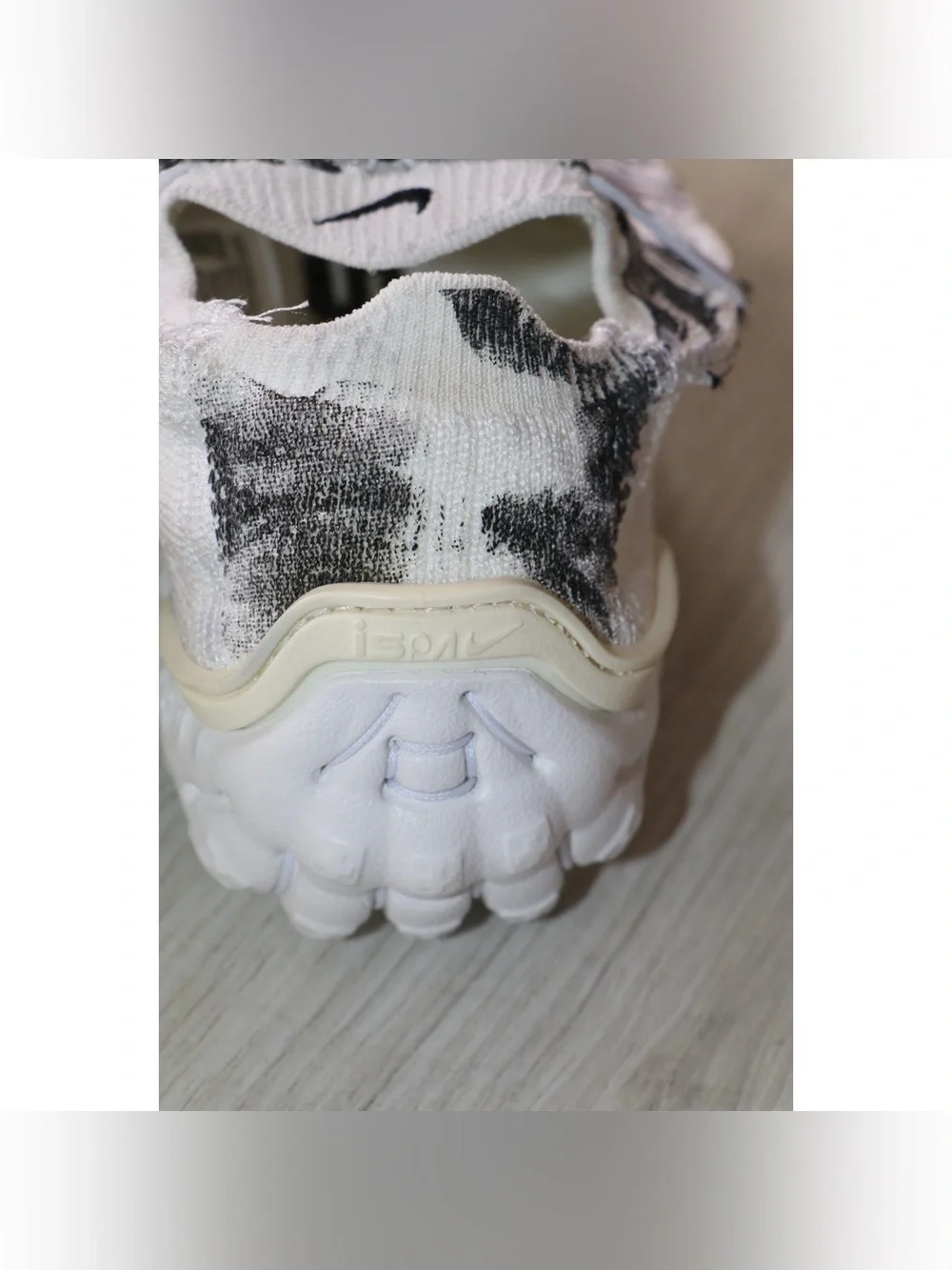 Nike ISPA MindBody Black and White Flyknit Sneakers